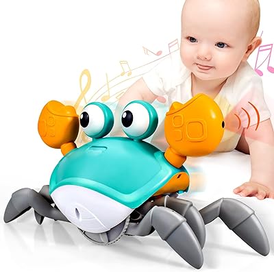 Crawling Crab Toy for Babies: Walking, Dancing, & Sensory Experience ...